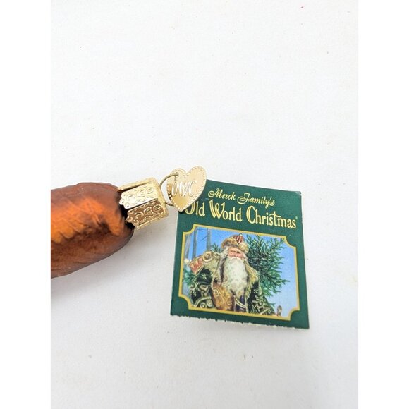 Old world Christmas Ornament 'The Cigar" with tag 5.25" glass hanging tree - Picture 13 of 14